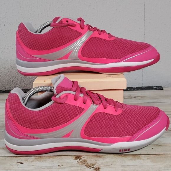 Bloch Women's Element‎ Athletic Shoe  Size 11.5  11½ Pink Grey - Picture 2 of 12